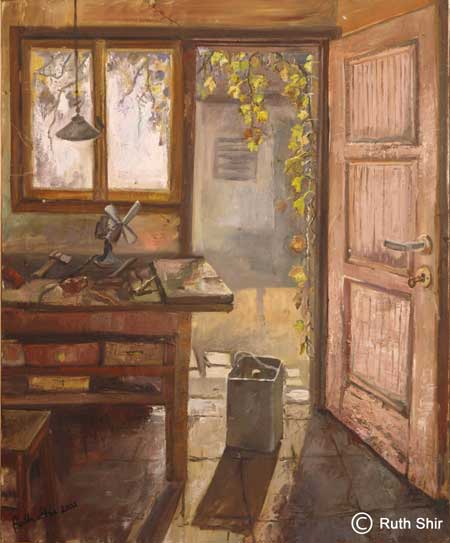 Ruth Shir Open Door in the Old Workshop
