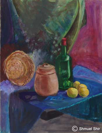 shmuel shir green bottle