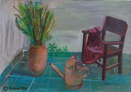 shmuel shir in the porch
